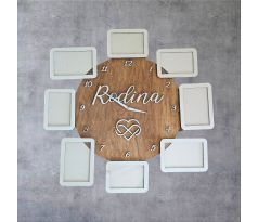 Nástenné hodiny - rodina