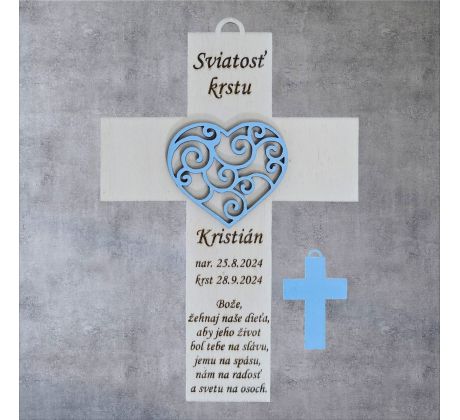 Krížik - krstinový