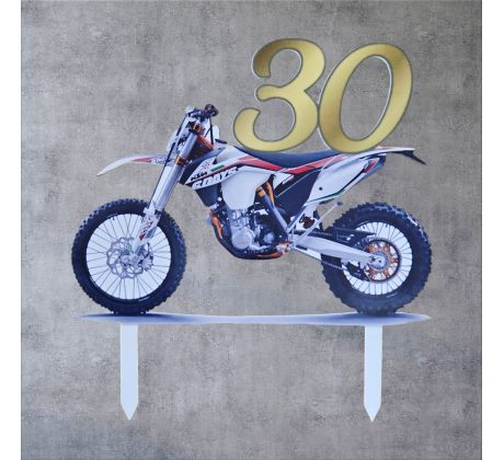 Motorka KTM s vekom