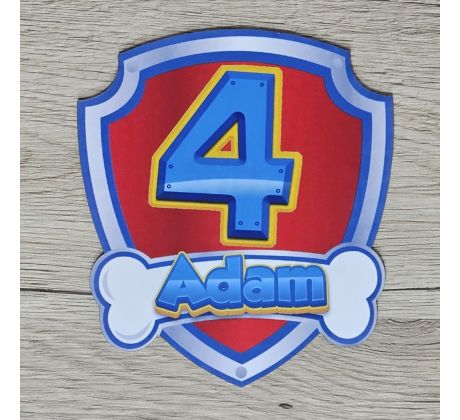 Paw patrol logo - personalizované