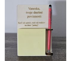Doštička na chladničku - povinnosti
