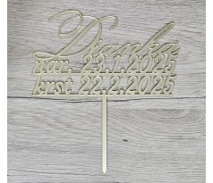 Krst, meno a datumy - zlaty