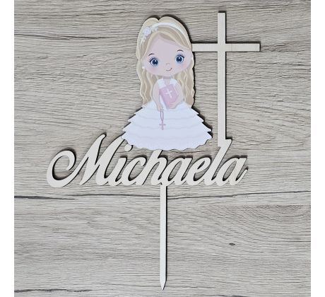 Dievčatko s menom a krížikom