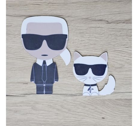 Lagerfeld and cat