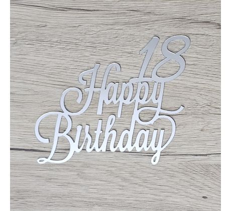 Happy birthday s číslom