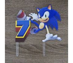 Ježko Sonic s číslom