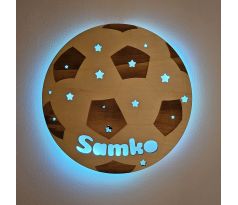 Detská nástenná lampa - futbalová lopta