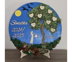 Farebný machový obraz