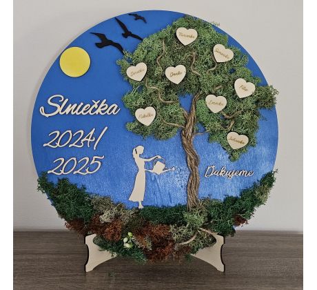 Farebný machový obraz