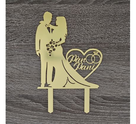 Mladomanželia Pán a pani v srdci