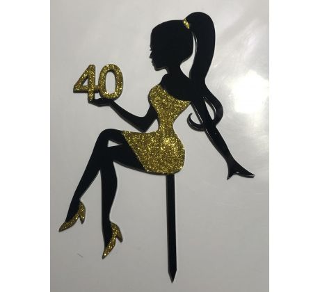 Dáma sediaca s číslom