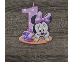 Baby Minnie s číslom 1
