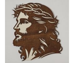 Drevený obraz Tvár Ježiša